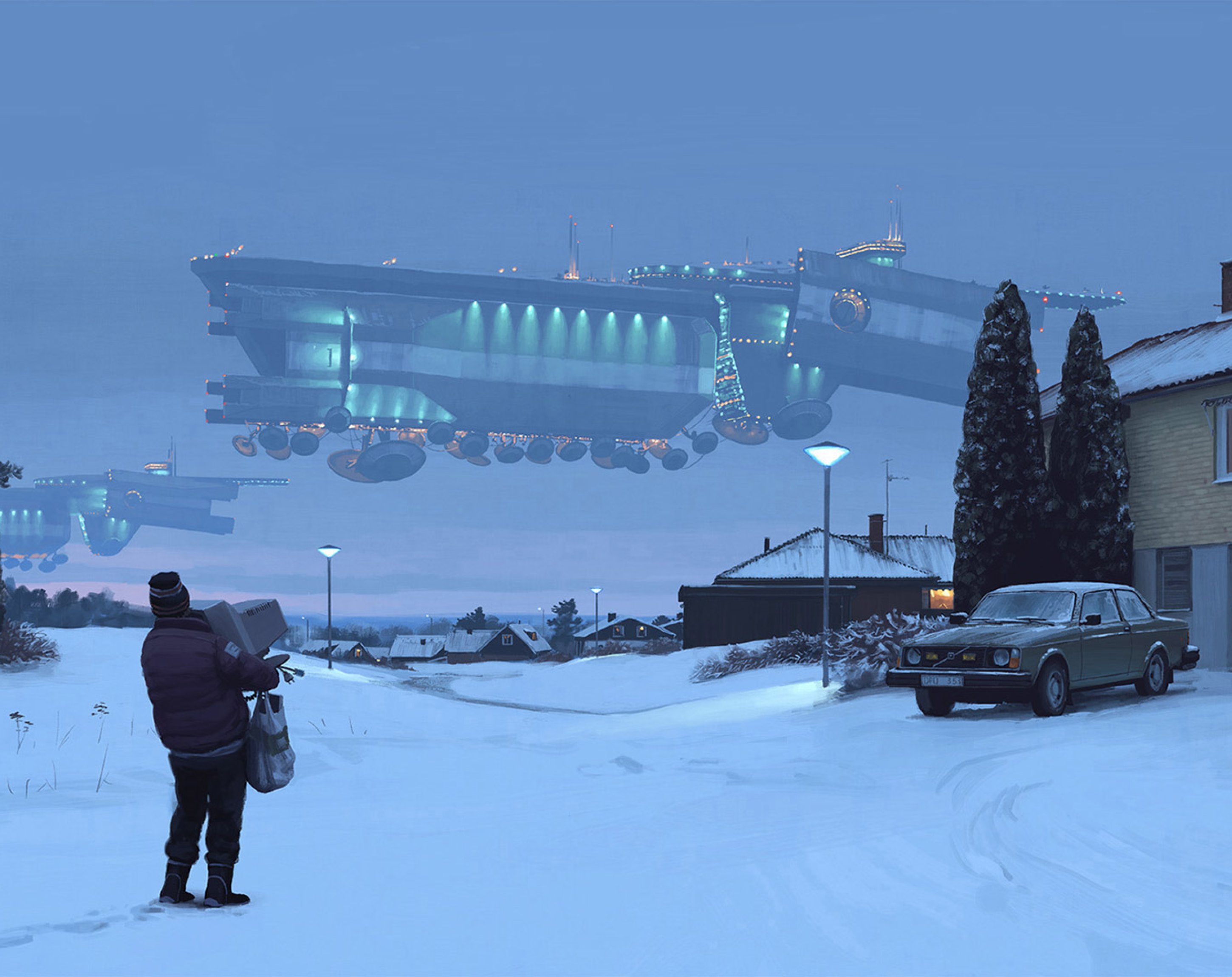 Science Fiction Kunstwerke, Simon Stålenhag Science Fiction Kunstwerke, Simon Stålenhag